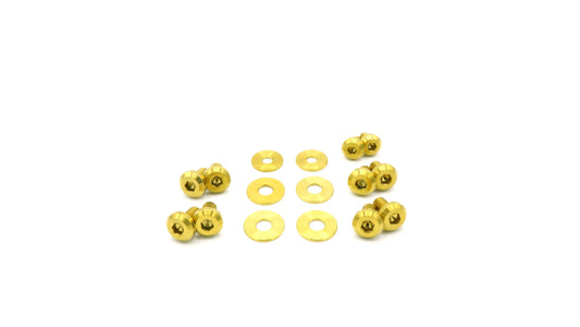 DSBSUB-014-TI-GLD Dress Up Bolts Trunk Hardware Kits - 2013+ FT86-Gold,