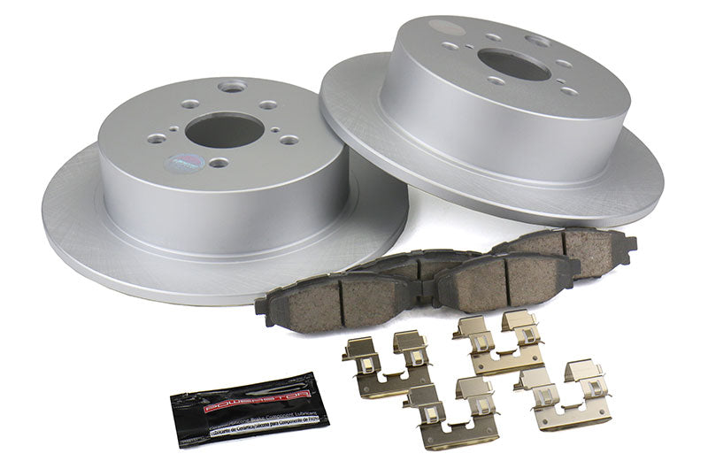 POWCRK6107 Power Stop Z17 Evolution Geomet Coated Brake Kit (Rear) - 2016-2020 Subaru Crosstrek / 2014-2018 Forester,
