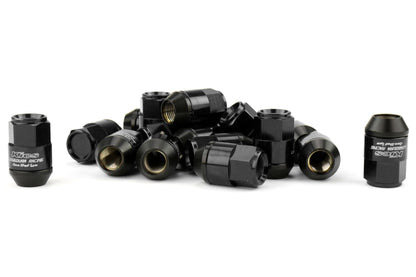 KICWCL3513K Project Kics Leggdura Racing Shell Type Lug Nut 35mm (Closed-End) - 2015+ WRX / 2015+ STI / 2013+ FT86-Black,