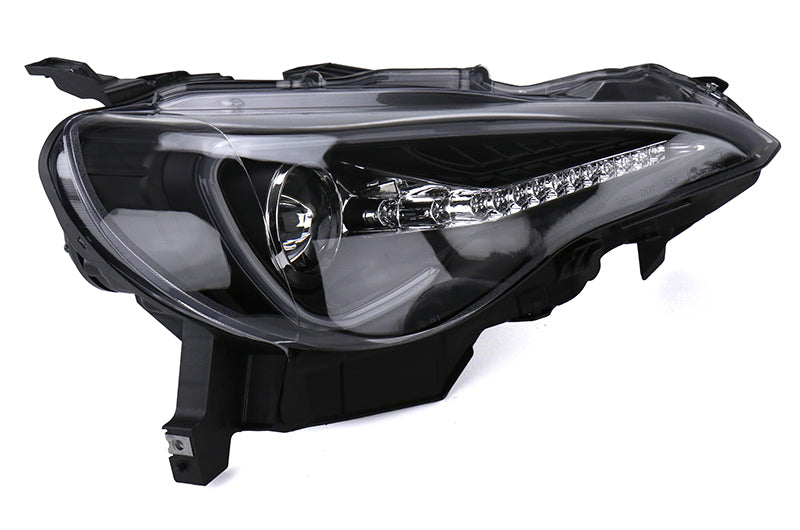 SCDLHP-FRS12JM-SQ-TM Spec-D Sequential Signal Projector Headlights Matte Black - 2013-2020 FRS / BRZ / 86,