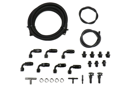 IAGIAG-AFD-2202 2105-2021 Subaru STI IAG Braided Fuel Line and Fitting Kit For IAG Top Feed Fuel Rails and -6 Aeromotive FPR,