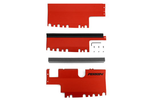 PERPSP-ENG-512RD Perrin Radiator Shroud - 2015+ WRX / 2015+ STI-Red,