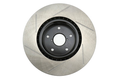 STT126.47022SL Stoptech Slotted Front Left Rotor Single - 2005-2017 Subaru STI,