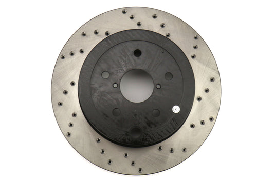 STT128.47030L Stoptech Drilled Rotor Single Rear Left - 2015+ STI,