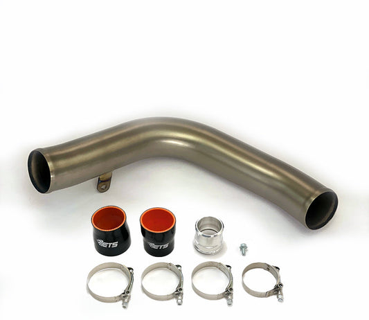 ETS200-60-ICP-021 ETS Titanium Top Mount Charge Pipe Brushed Finish - Subaru WRX 2022+,
