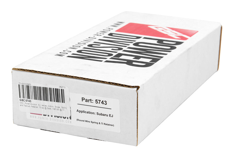 GSC5743 2015-2021 Subaru STI GSC Power-Division Single Valve Spring Set w/ Titanium Retainers,