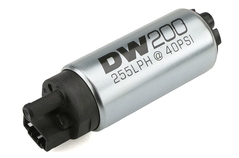 DET9-201-0791 DeatschWerks DW200 Series Fuel Pump w/ Install Kit - Subaru Models Inc. 2002-2007 WRX,