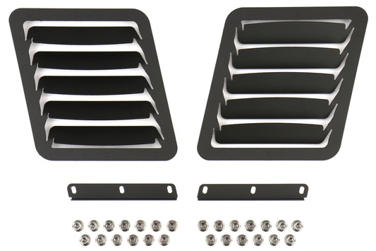 VERA0053A-BLK Velox Hood Louver (Vents) Kit - 2015+ WRX / STI-Black,