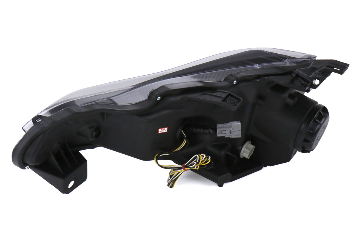 SCDLHP-FRS12JM-TM Spec-D Projector Headlight Black Housing With LED - 2013-2020 FRS / BRZ / 86,