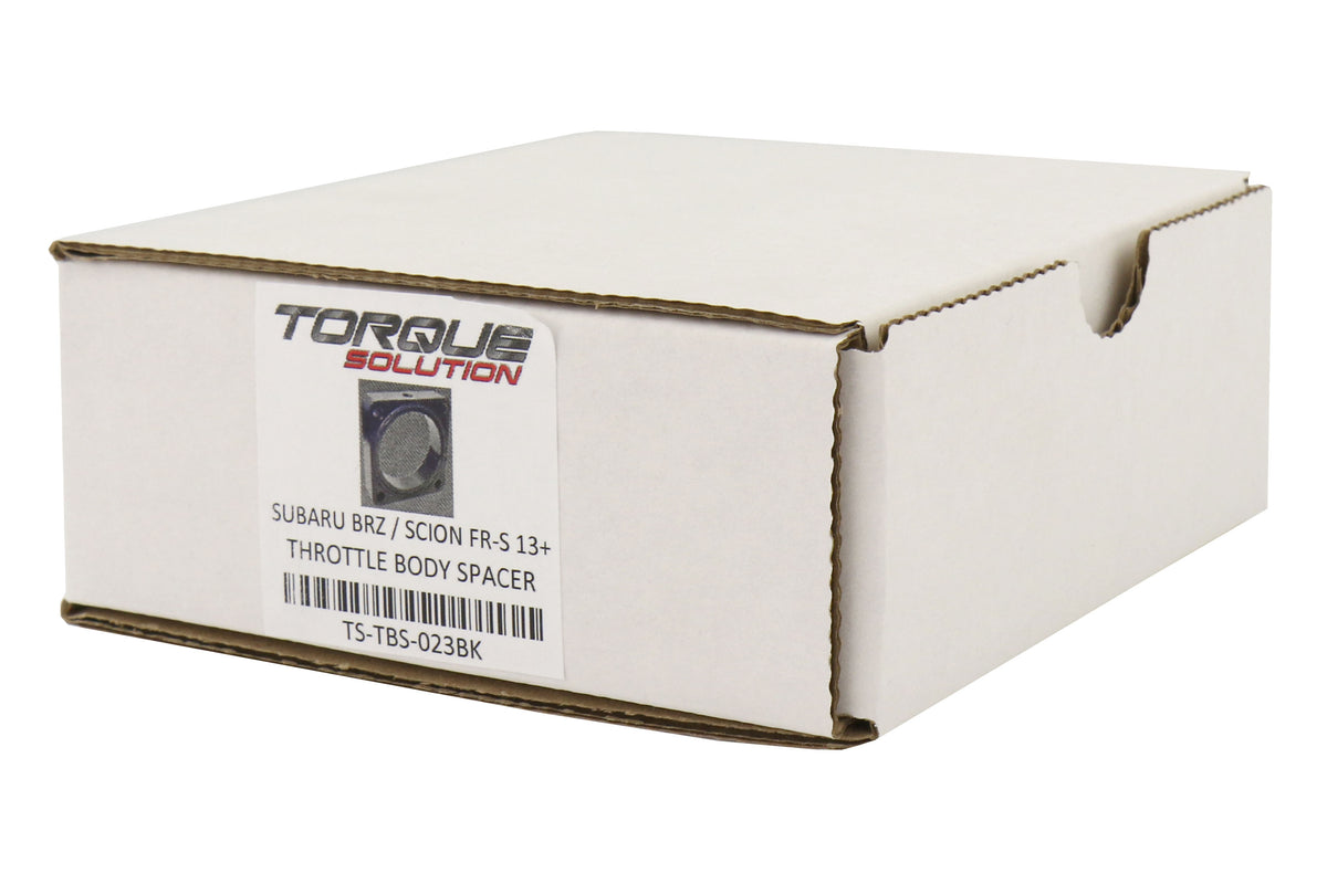 TQSTS-TBS-023BK Torque Solutions Throttle Body Spacer - 2013+ FT86-Black,