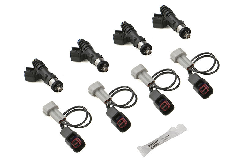 DET17U-07-0650-4 DeatschWerks Fuel Injectors Top Feed 650cc - 2002-2014 Subaru WRX / 2007-2021 STI,