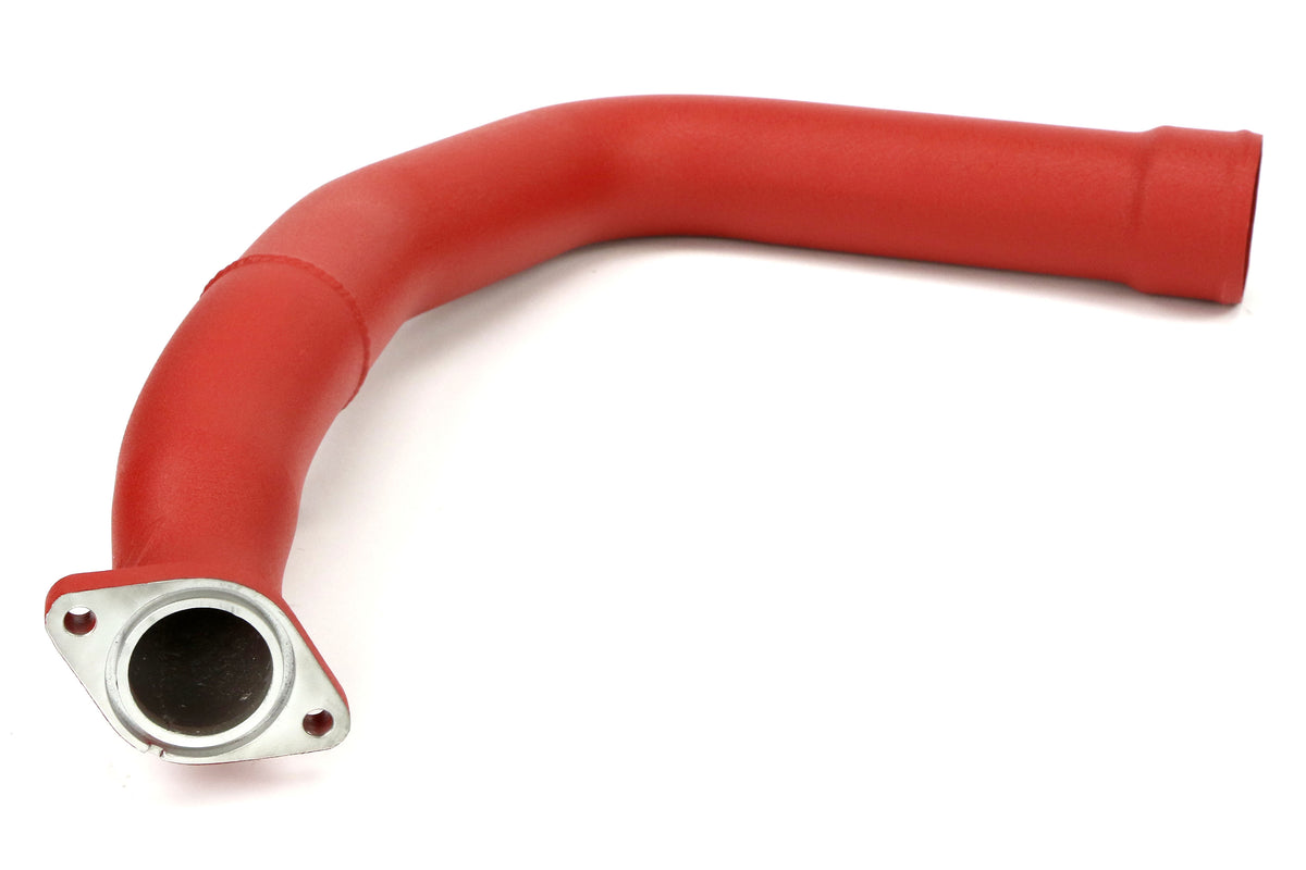 MIMMMTMIC-WRX-15RBK Mishimoto Performance Top Mount Intercooler and Charge Pipe Kit - 2015+ WRX-Red Pipe, Black Intercooler,