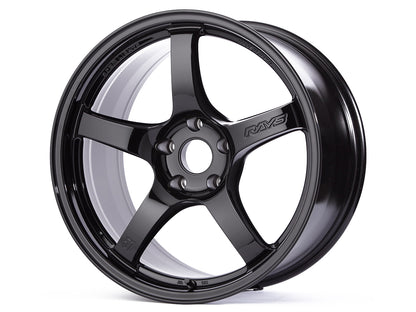 GRAWGCRX38EGX Rays Gram Lights 57CR Gloss Black 18x9.5 +38 - 2015+ WRX / STI,