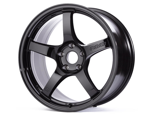 GRAWGCRX38EGX Rays Gram Lights 57CR Gloss Black 18x9.5 +38 - 2015+ WRX / STI,