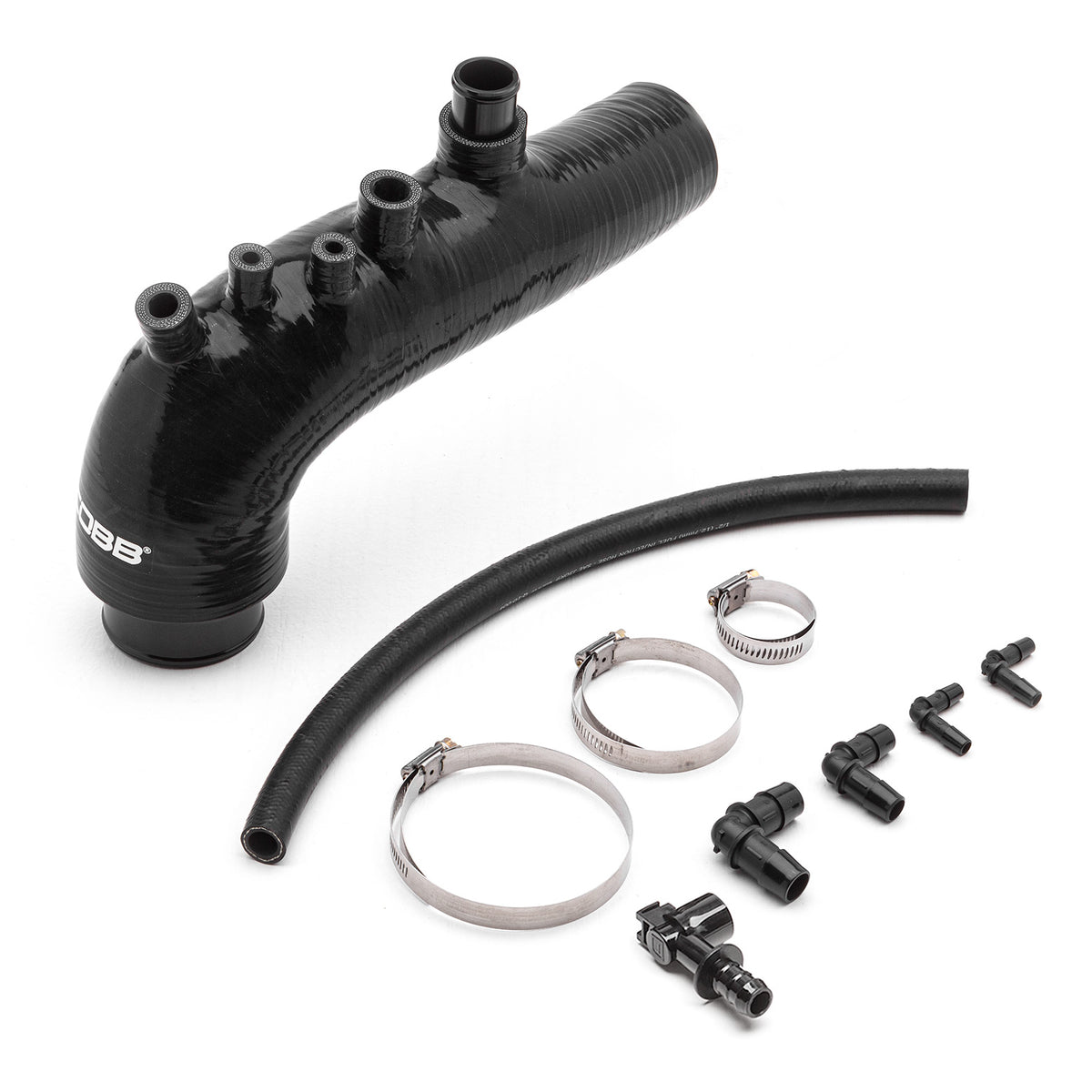 COB724450 COBB Tuning Silicone Turbo Inlet Black - 2008-2014 Subaru WRX / 2005-2009 Subaru Legacy GT,