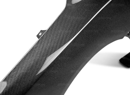 SEIFF15SBIMP Seibon Carbon OEM Style Carbon Fiber Fenders - 2015+ WRX / 2015+ STI,