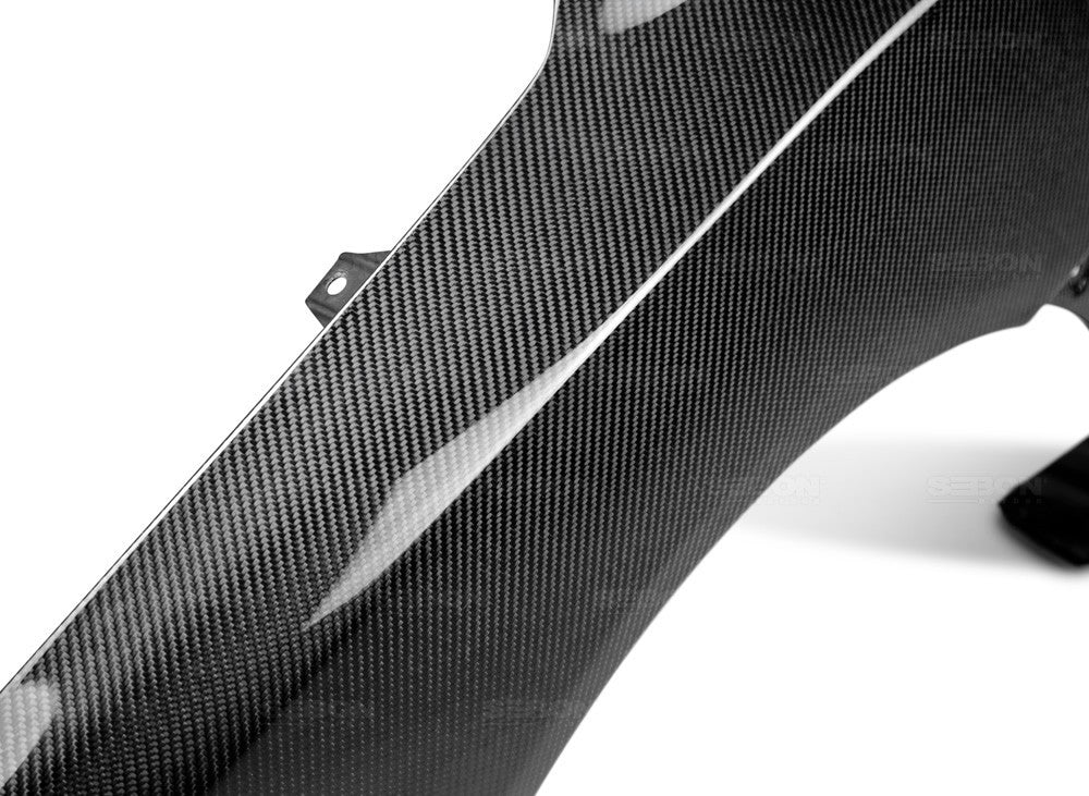 SEIFF15SBIMP Seibon Carbon OEM Style Carbon Fiber Fenders - 2015+ WRX / 2015+ STI,