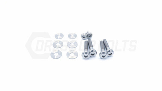 Fast Turn Fittings Titanium Hardware Trunk Kit - 2015-2021 Subaru WRX / STI