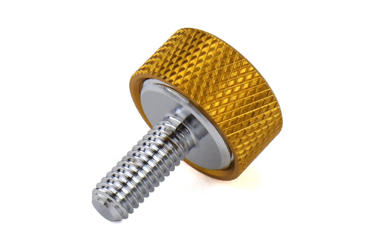 KICWKPLBA Project Kics Leggdura Racing 2pc License Plate Lock Bolts - Universal-Gold,