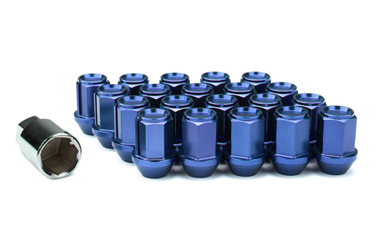 KICWKIC3U Project Kics Leggdura Racing Lug Nuts - 2015+ WRX / 2015+ STI / 2013+ FT86-Blue,