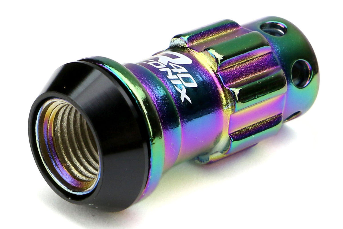 KICWRIF13NK Project Kics R40 Iconix Lug Nuts W/ Lock - 2015+ WRX / 2015+ STI / 2013+ FT86-Neo Chrome,