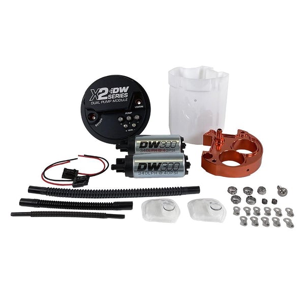 DET9-301-7050 DeatschWerks X2 Series Fuel Pump Module with Dual DW300 Fuel Pumps - 2008-2014 Subaru WRX / 2008-2021 Subaru STI,