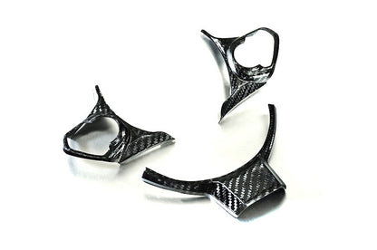 TAN1TR4GT0BS01 Revel GT Dry Carbon Steering Wheel Cover Inserts 3PC - 2017-2020 BRZ / 86,