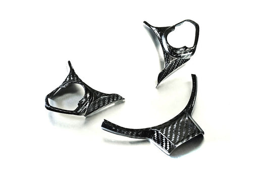 TAN1TR4GT0BS01 Revel GT Dry Carbon Steering Wheel Cover Inserts 3PC - 2017-2020 BRZ / 86,