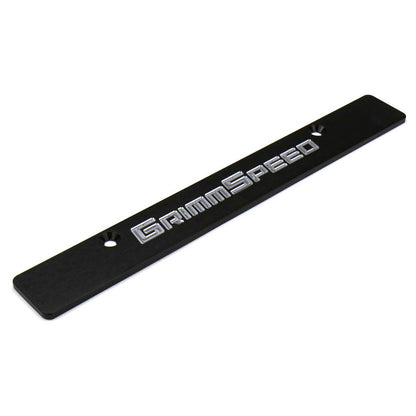 GRM094079 GrimmSpeed License Plate Delete Black/Silver - 2006-2014 Subaru WRX / 2006-2014 Subaru STI,