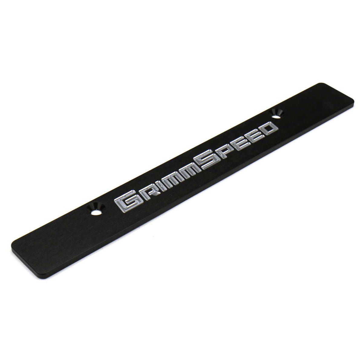 GRM094079 GrimmSpeed License Plate Delete Black/Silver - 2006-2014 Subaru WRX / 2006-2014 Subaru STI,