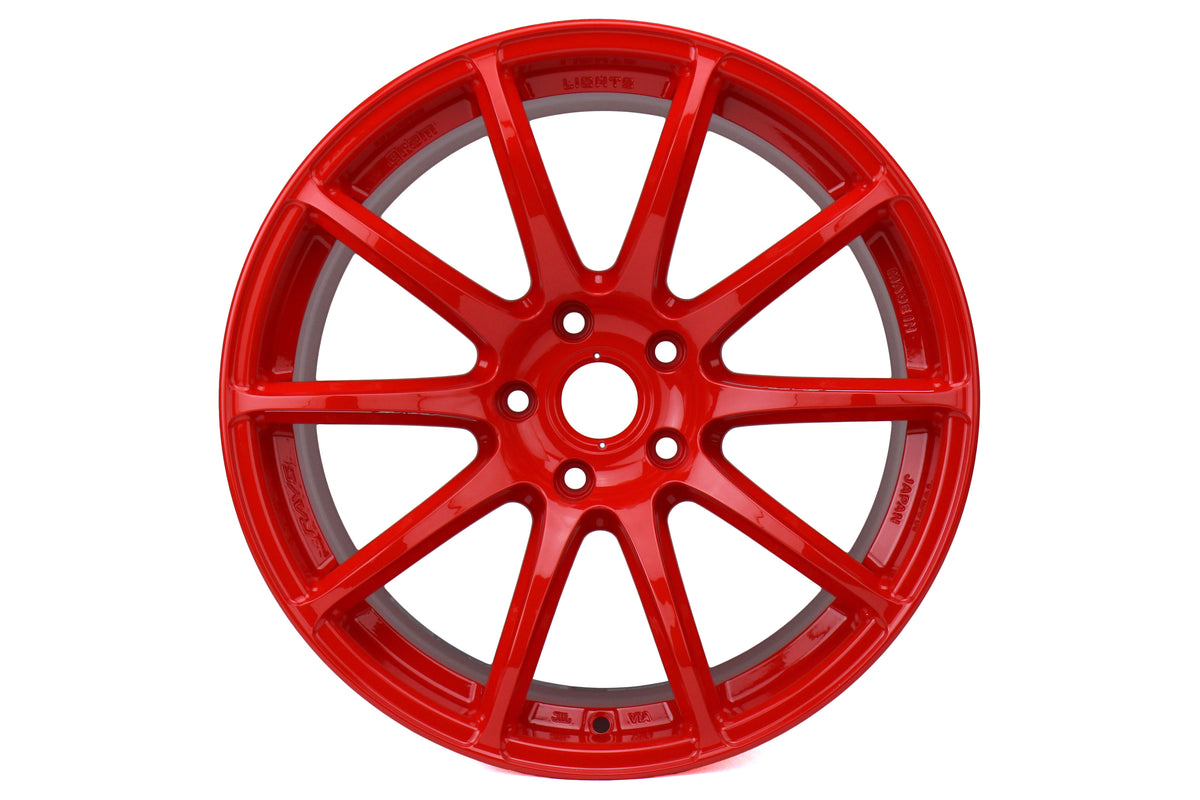 GRAWGTRX38RM Rays Gram Lights 57Transcend Red 18x9.5 +38mm - 2015+ WRX / STIx4,