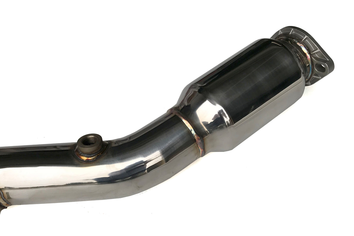 INVHS08SW1DOCB Invidia Catted Downpipe Divorced Wastegate With 2 Bungs - 2008-2014 Subaru WRX / 2008-2021 Subaru STI,