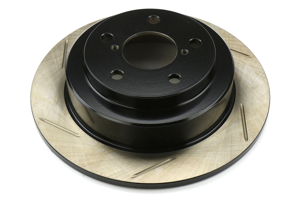 STT126.47011SR Stoptech Slotted Rear Right Rotor Single - Subaru Models (inc. 2002-2005 WRX),