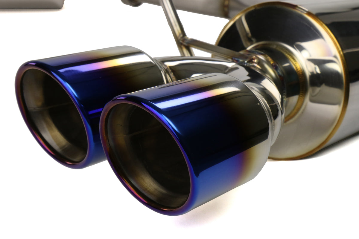 ETS200-30-EXH-014 ETS Catback Exhaust System - 2015+ WRX / STI-Muffled-Add Resonator-Blue Tips,