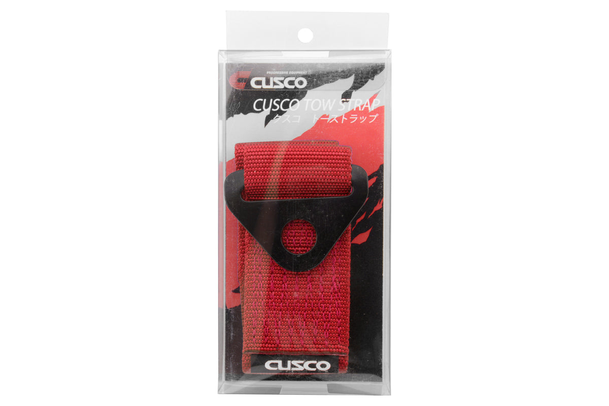 CUS00B CTS RD Cusco Tow Strap - Universal-Red,