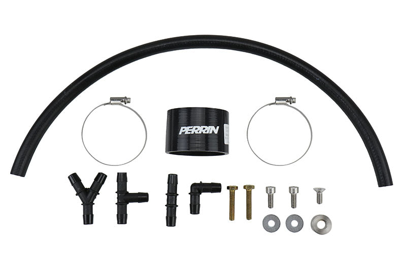 Perrin Top Mount Intercooler - Black - 2008-2021 Subaru STI