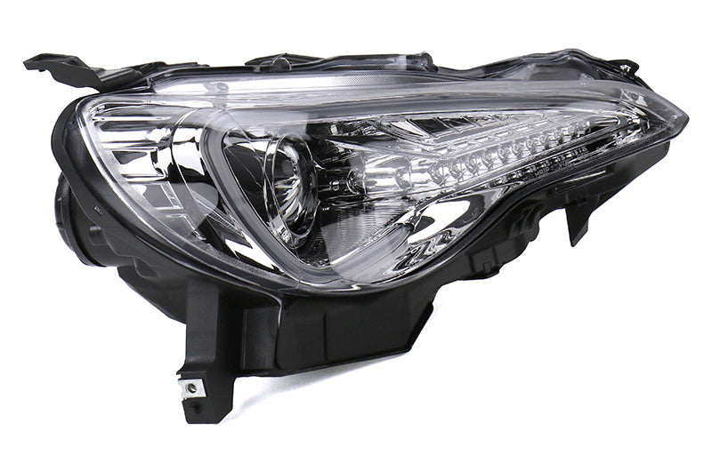 SCDLHP-FRS12-TM Spec-D Projector Headlight with Chrome Housing Boomerang Style Headlight - 2013-2020 FRS / BRZ / 86,