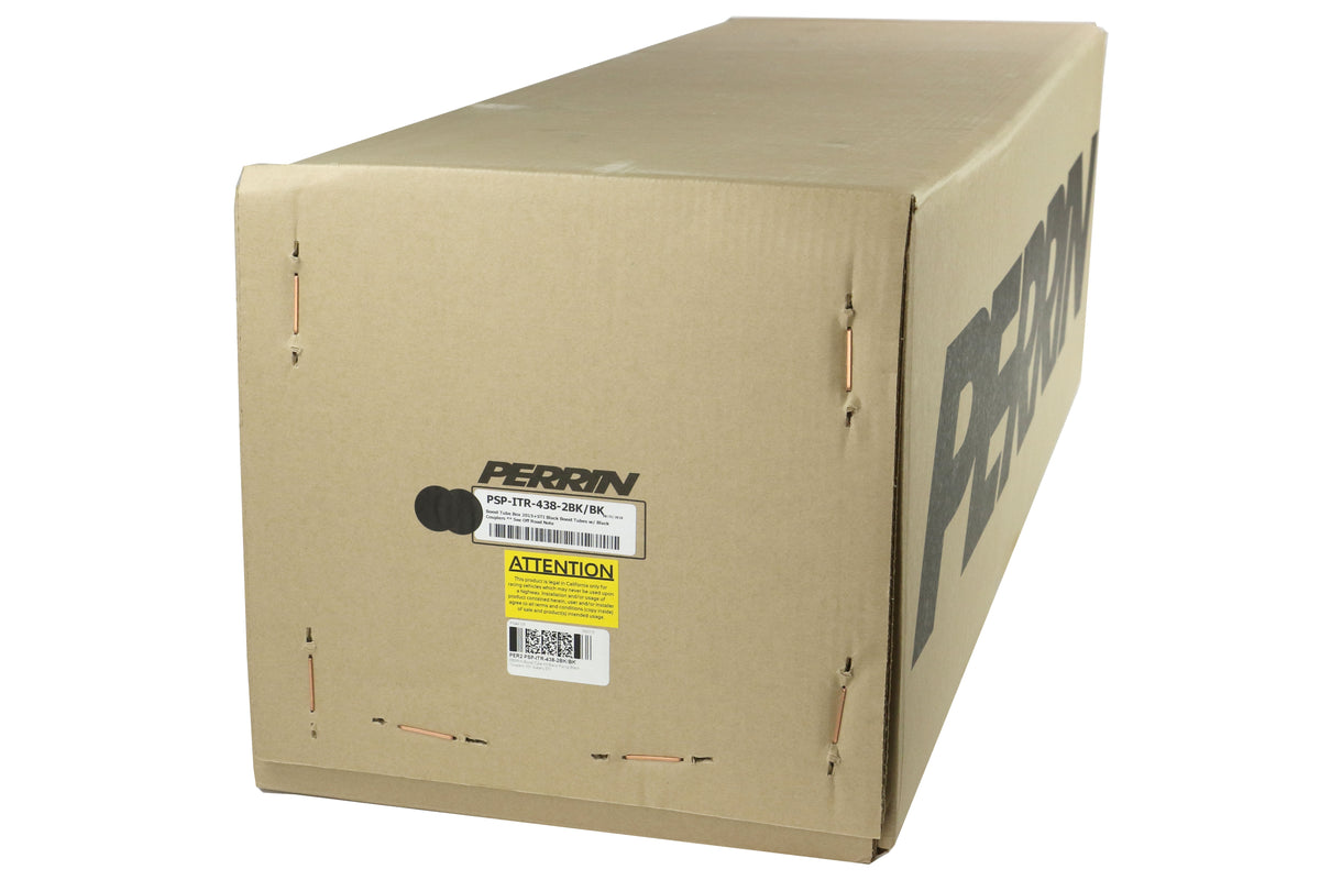 PERPSP-ITR-438-2BK/BK Perrin Front Mount Intercooler Tubes and Couplers (Black) - 2015+ STI,