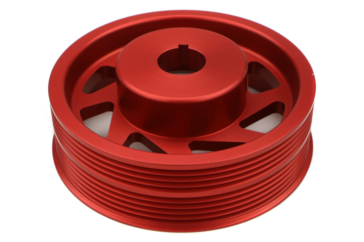 PERPSP-ENG-100RD Perrin Lightweight Crank Pulley - 2015+ STI-Red,