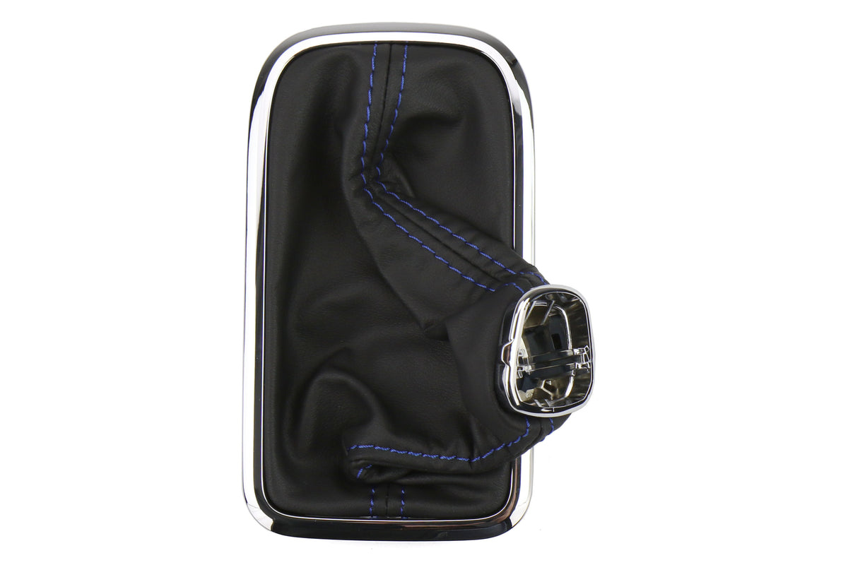 SUB35133VA010 Subaru OEM JDM Shifter Boot Blue Stitching - 2015+ WRX CVT / 2014+ Forester CVT / 2013+ Crosstrek CVT,