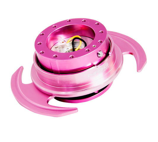 NRGSRK-650PK NRG Generation 3 Quick Release Steering Wheel Adaptor : Pink Body / Pink Ring (SRK-650PK),