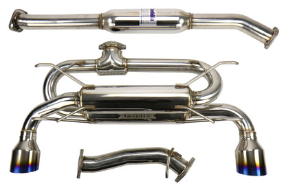INVHS12SST7GM1ST Invidia Gemini (R400) Dual Tip Exhaust - 2013+ FR-S / BRZ / 86-Titanium Tips,