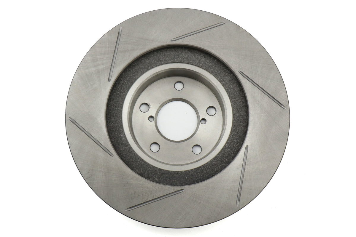 STT126.47018SL Stoptech Slotted Front Left - Subaru Models (inc. 2002-2008 WRX),