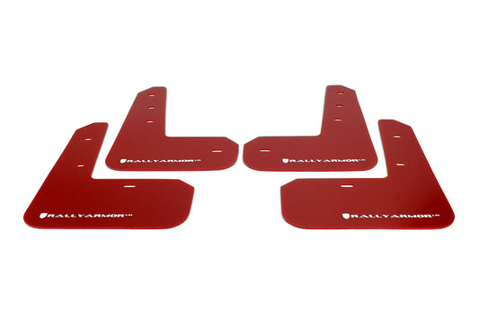RALMF23-UR-RD/WH Rally Armor Mud Flaps (Red/White) - 2013+ FT86,