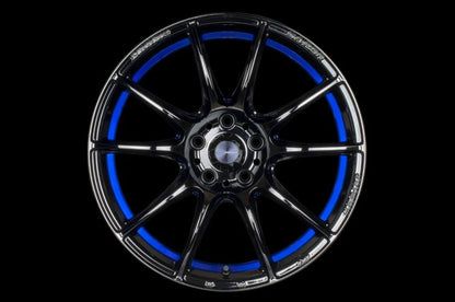 WedsSport SA-25R Blue Light Chrome II 18x9.5 +38mm 5x114.3 (Single Wheel) - 2015-2024 Subaru WRX / 2015-2021 STI / 2019-2024 Forester