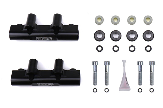 IAGIAG-AFD-2132BK IAG Side Feed To Top Feed Fuel Rail Conversion Kit Black - Subaru Models (inc. 2004-2006 STI),