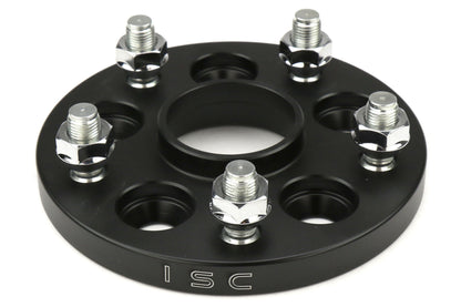 ISCWA15B ISC 5x100 to 5x114 Wheel Adapter (15mm and 25mm) - 2013+ BRZ-15mm Black,