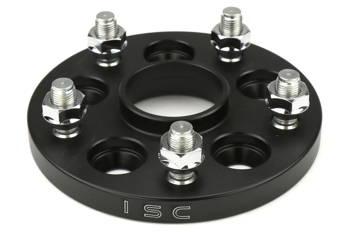 ISCWA15B ISC 5x100 to 5x114 Wheel Adapter (15mm and 25mm) - 2013+ BRZ-15mm Black,