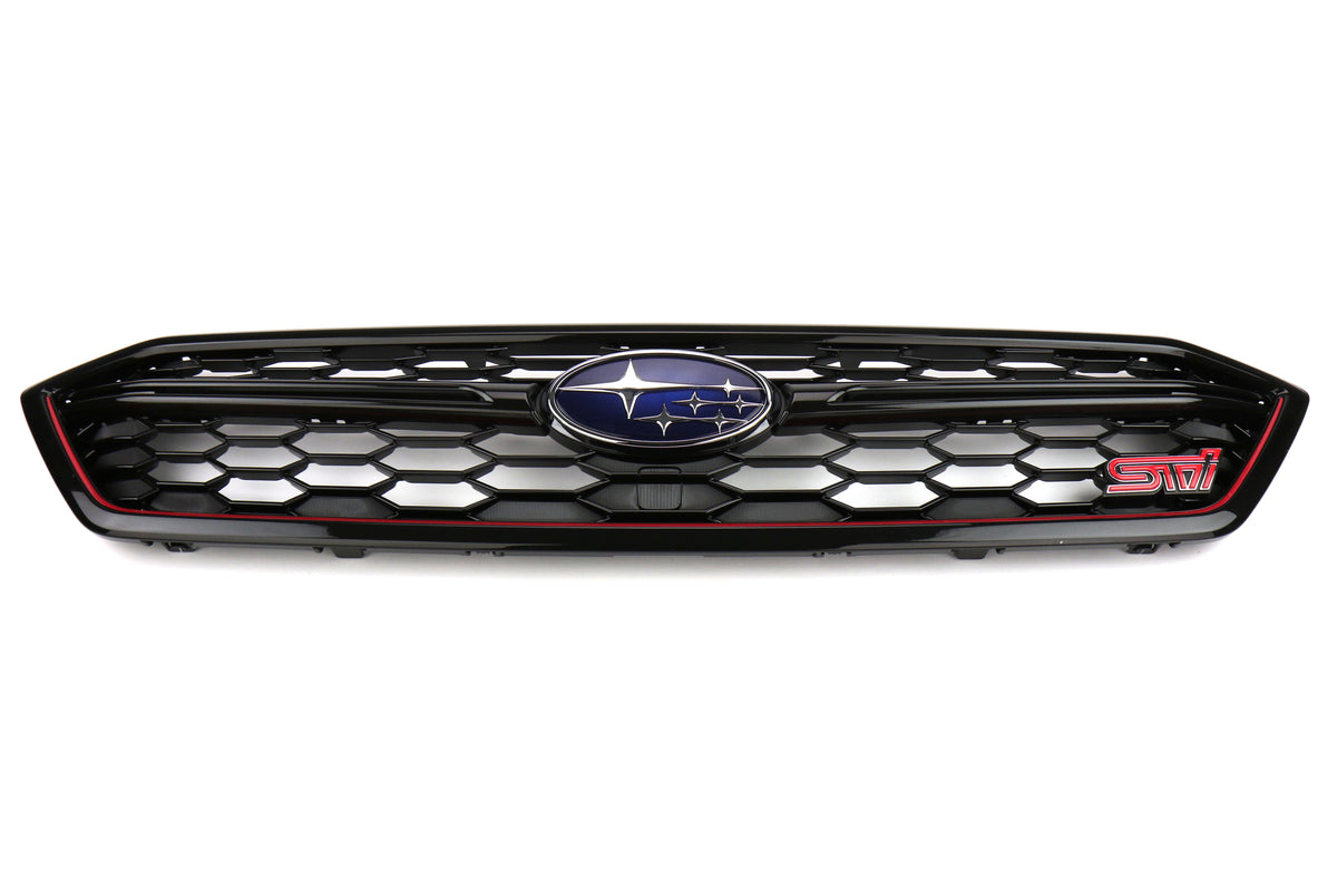 SUB91121VA270 Subaru OEM 2018 Type RA Grille with Pinstripe - 18+ WRX / STI,