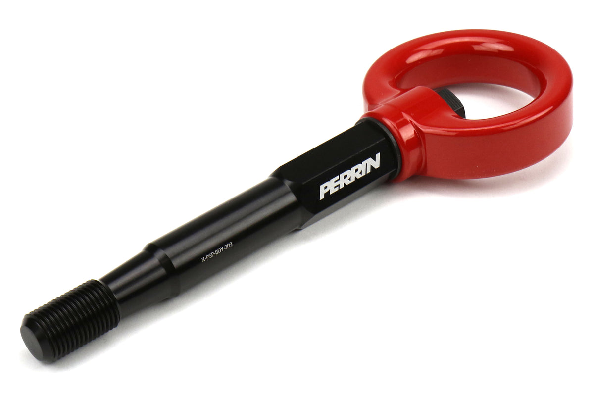 PERPSP-BDY-253RD PERRIN Performance Rear Tow Hook Kit Red,